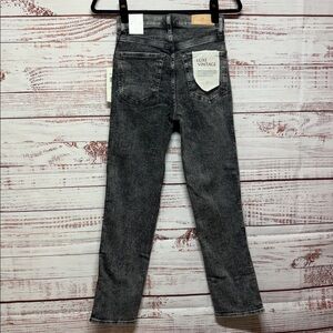 7 for All Mankind High Waist Cropped Straight Luxe Vintage Jeans